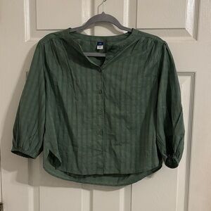 Old Navy Forest Green Women's Blouse